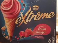 Mängden socker i eXtrême sorbets fruits rouges