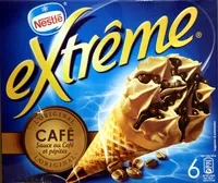 Mängden socker i Extrême Café