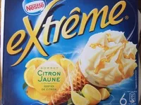 Mängden socker i Extrême Sorbet Citron Jaune Zestes de Citron