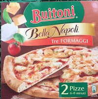 Mängden socker i Belle Napoli : Pizza avec trois fromages