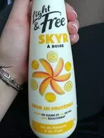 Mängden socker i Light & Free skyr à boire