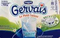 Mängden socker i Gervais Le petit Suisse