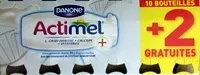 Mängden socker i Actimel + (10 Bouteilles + 2 Gratuites)