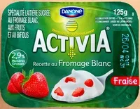 Mängden socker i Activia Recette au Fromage Blanc (2,9 % MG) Fraise