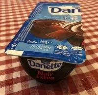 Mängden socker i Danette noir extra