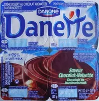 Mängden socker i Danette Saveur Chocolat-Noisette
