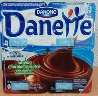 Mängden socker i Danette Saveur Chocolat-Noisette