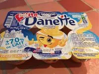 Mängden socker i Petite danette vanille, 6x70g