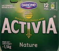 Mängden socker i Activia (Nature) 12 Pots