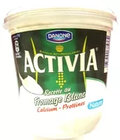 Mängden socker i Activia - Recette au fromage blanc nature