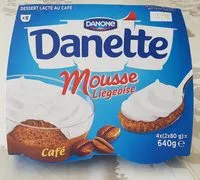 Mängden socker i Danette Mousse liégeoise Café