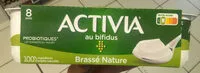 Mängden socker i Activia - Brassé Nature - Probiotiques