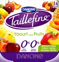 Mängden socker i Taillefine Yaourt aux fruits 0%