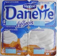 Mängden socker i Danette (le Liégeois Caramel) 4 Pots