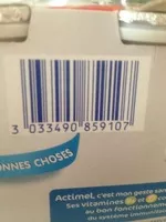 Mängden socker i Actimel fraise