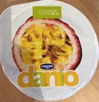 Mängden socker i Danio Fruit de la Passion 0% MG