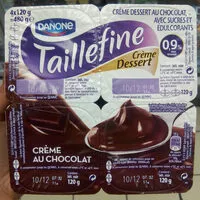 Mängden socker i Crème au chocolat Taillefine (0,9% MG)