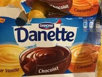 Mängden socker i Danette vanille chocolat et caramel