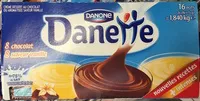 Mängden socker i Danette (8 Chocolat - 8 Saveur Vanille)