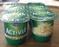 Mängden socker i Activia saveur Vanille