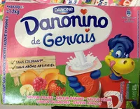 Mängden socker i Danonino de Gervais