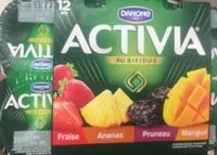 Mängden socker i Activia fruits