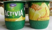 Mängden socker i Activia Fruits Ananas