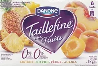 Mängden socker i Taillefine aux Fruits jaunes