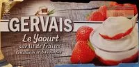 Mängden socker i Le yaourt sur lit de fraises
