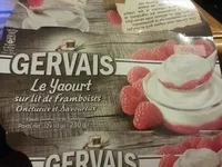 Mängden socker i Le Yaourt sur lit de Framboises