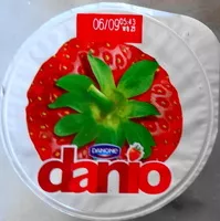 Mängden socker i Danio Fraise (2,4 % MG)