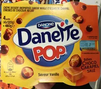 Mängden socker i Danette Pop saveur Vanille Billes Choco Caramel Salé