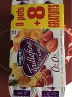 Mängden socker i Taillefine fruits rouges 8x125g