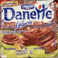 Mängden socker i Danette (le Liégeois Saveur Pistache) 4 Pots