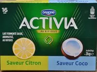 Mängden socker i Activia saveur Citron et saveur Coco