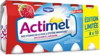Mängden socker i Actimel goût fraise