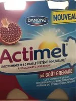 Mängden socker i Actimel goût Grenade