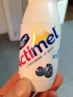 Mängden socker i Actimel Goût Myrtille et Goût Framboise