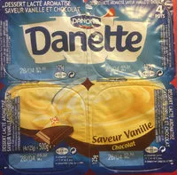 Mängden socker i Danette saveur vanille & chocolat