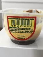 Mängden socker i Danette saveur vanille sur lit au chocolat