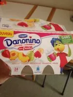 Mängden socker i Danonino aux fruits