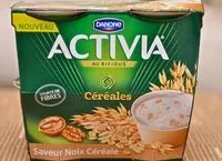 Mängden socker i Activia saveur Noix Céréales