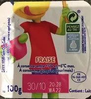 Mängden socker i Danonino aux fruits