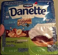 Mängden socker i Danette chocolat lit croquant de noisettes