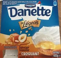 Mängden socker i Liégeois Vanille sur Lit Croquant Caramel Noisettes