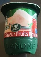 Mängden socker i Activia saveur fruits rouges