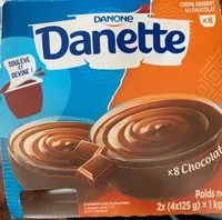 Mängden socker i 8x creme dessert chocolat