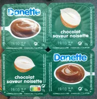 Mängden socker i Danette chocolat saveur noisette