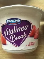 Mängden socker i Vitalinea break fraise 2X145G