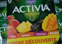 Mängden socker i Activia